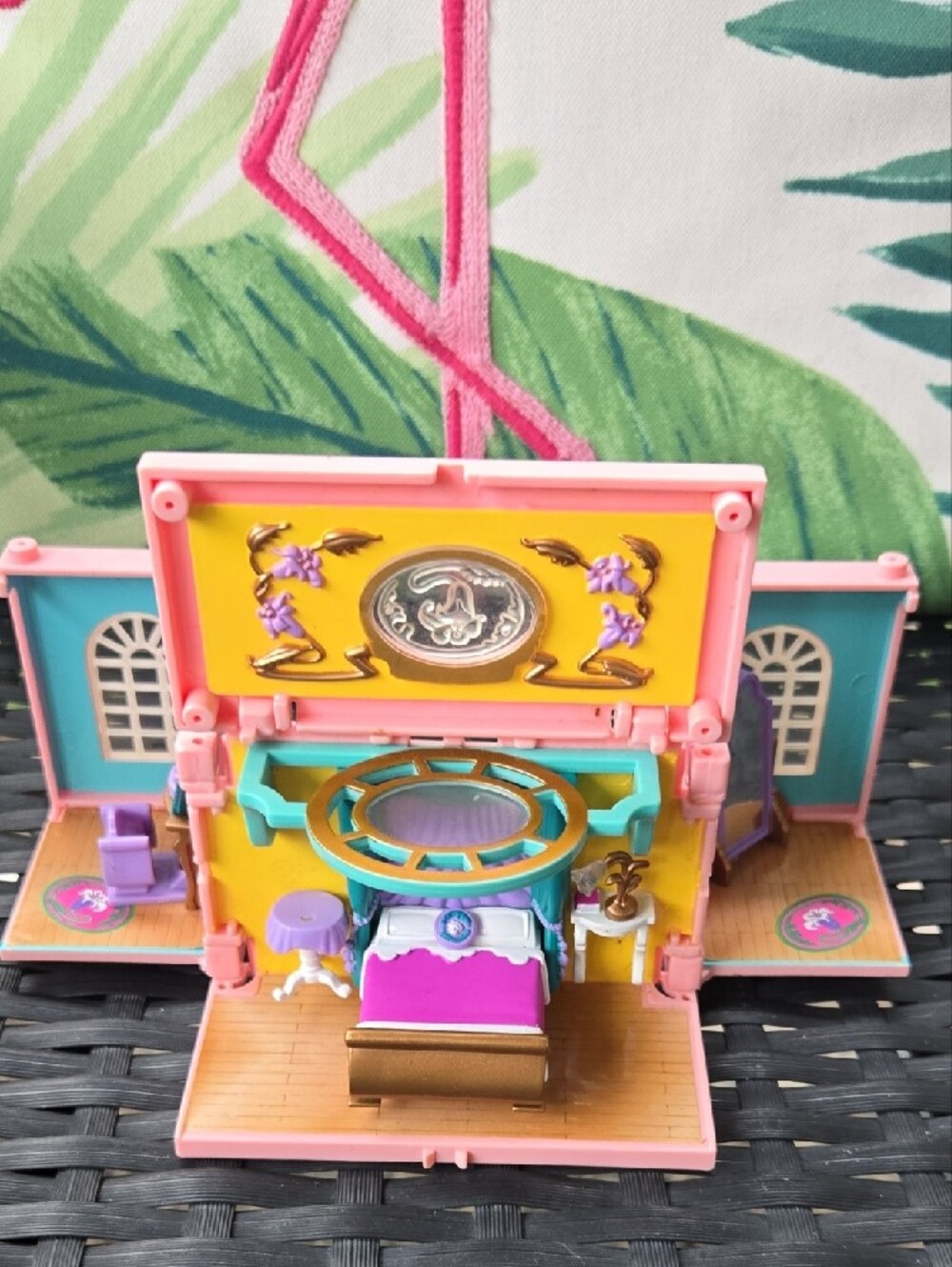 ​🛌 Vintage 1999 Polly Pocket: "Dream Builders" Bedroom Module 💤